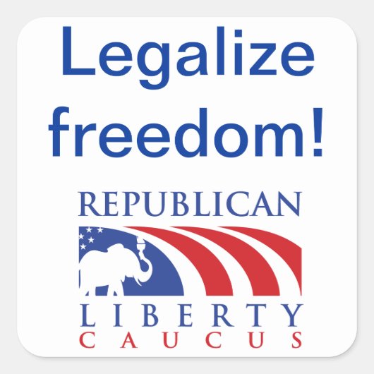 Freedom RLCスタンプの合法化 スクエアシール (正面)