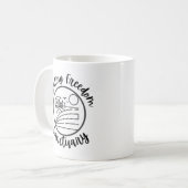Freedom Sanctuary Mugの作成 コーヒーマグカップ (正面左)