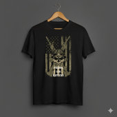 Freedom Seed Dispenser Patriotic Skull T-Shirt Tシャツ