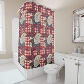 Freedom Shower Curtain Eagle Glory for Patriots シャワーカーテン (インサイチュ)
