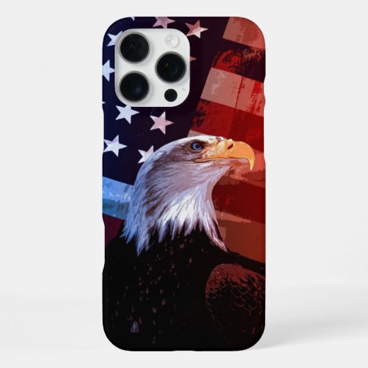 "Freedom Soars – Patriotic Eagle Edition" iPhoneケース (裏面)