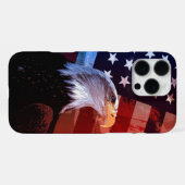 "Freedom Soars – Patriotic Eagle Edition" iPhoneケース (裏面横)