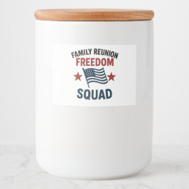Freedom Squad ファミリー・リユニオンTシャツ – USA 愛国 フードラベル