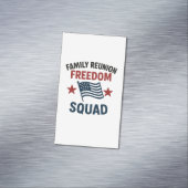 Freedom Squad ファミリー・リユニオンTシャツ – USA 愛国 マグネット名刺 (インサイチュ)