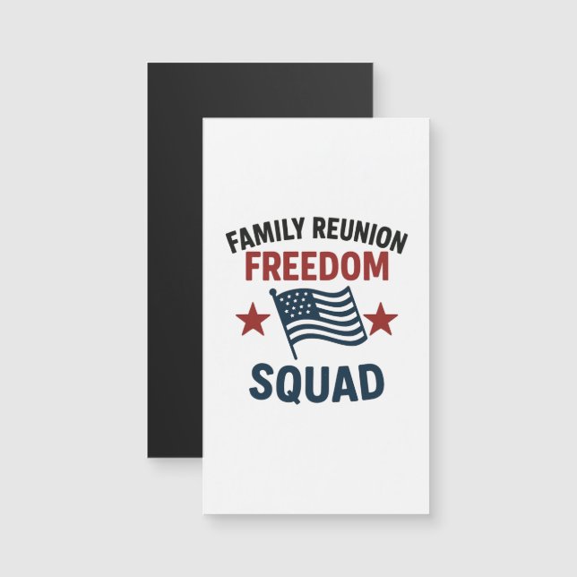 Freedom Squad Family Reunion Shirt – USA Patriotic (正面/裏面)