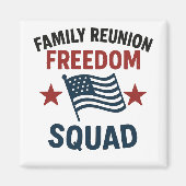 Freedom Squad Family Reunion Shirt – USA Patriotic マグネット (正面)