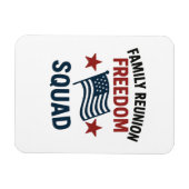 Freedom Squad Family Reunion Shirt – USA Patriotic マグネット (横)