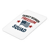 Freedom Squad Family Reunion Shirt – USA Patriotic マグネット (左側)