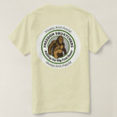 Freedom Squatchers "反社会" Tシャツ (v2) (デザイン裏面)