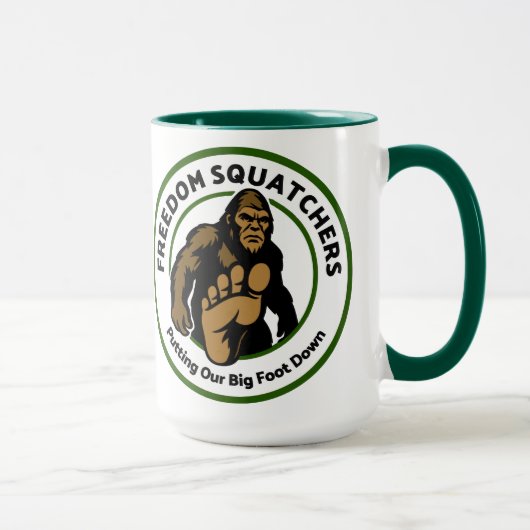Freedom Squatchers "Big Foot Down" マグカップ (右)
