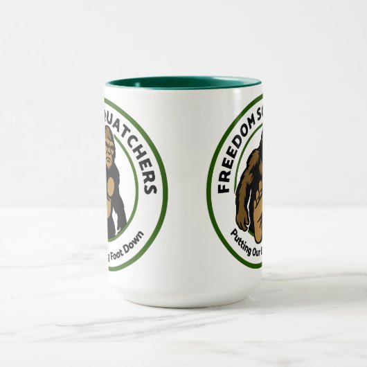 Freedom Squatchers "Big Foot Down" Coffee Mug マグカップ (中央)