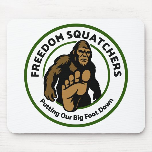 Freedom Squatchers "Big Foot Down" Mouse Pad マウスパッド (正面)