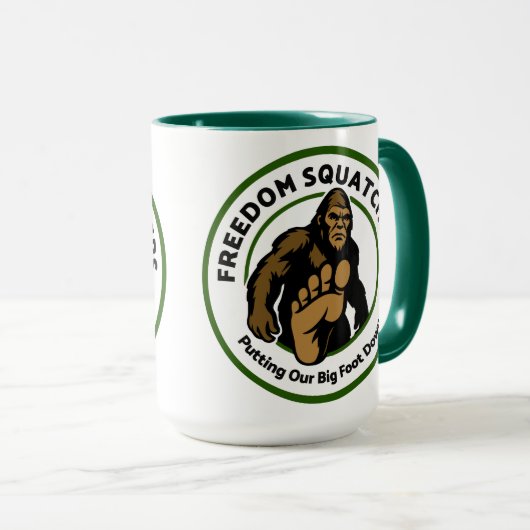 Freedom Squatchers Double Sided Coffee Mug マグカップ (正面右)