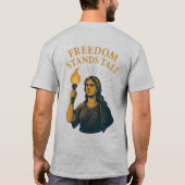 Freedom Stands Tall – A Torch for All Tシャツ (裏面)