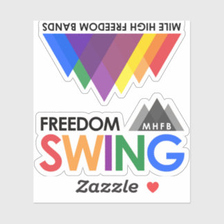 Freedom SwingとMHFBのステッカー シール