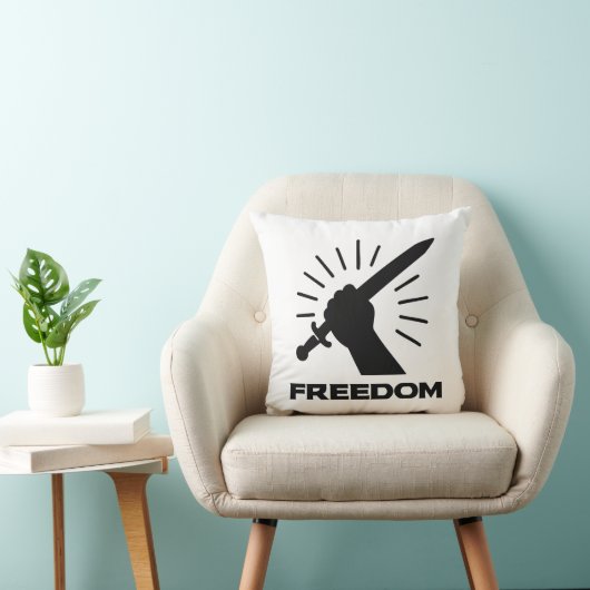 freedom sword graphic クッション (椅子)
