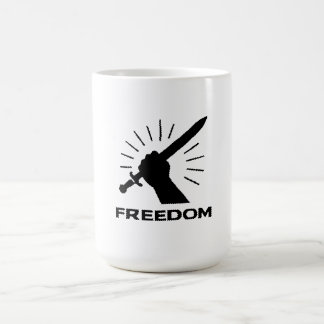 freedom sword graphic コーヒーマグカップ