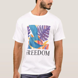 Freedom Tシャツ – はっきりした Self-Expres用グラフィックティー