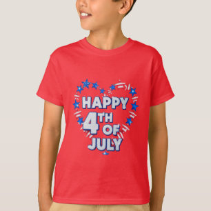Freedom Threads:アメリカはっきりしたプライドプリント Tシャツ