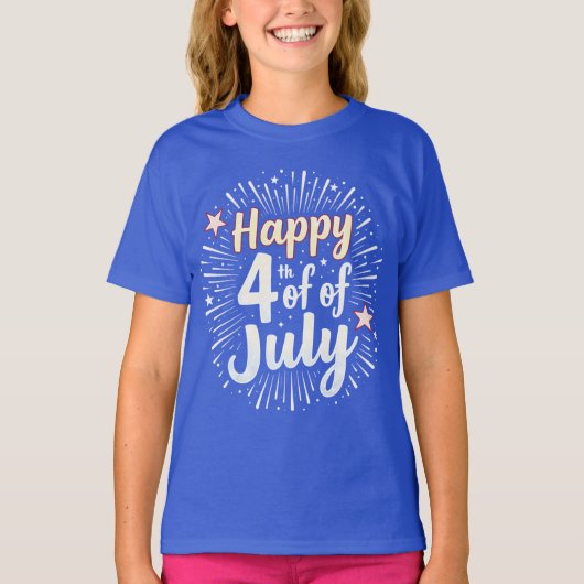 Freedom Threads: 大胆なアメリカの誇りプリント Tシャツ (正面)
