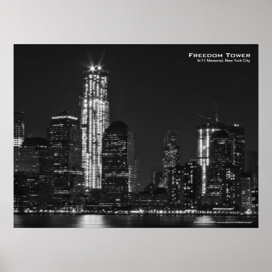 Freedom Tower 911 NYC Poster 24x18 ポスター (正面)