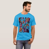 Freedom Unbound Shirt – Punk Collage Graphic Tee Tシャツ (正面フル)