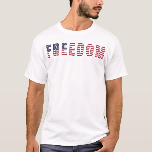 Freedom USA Flag Tシャツ (正面)
