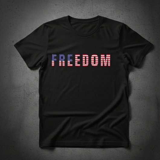 Freedom USA Flag Tシャツ