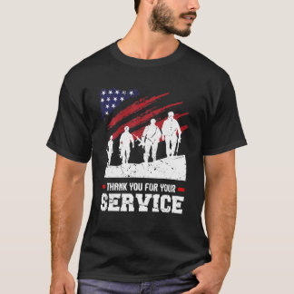 Freedom Veteraのサービスに感謝父のする Tシャツ