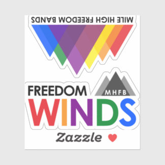 Freedom WindsとMHFBスタンプ シール