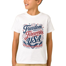 FreedomFireworksUSA–ヴィンテージ愛国 7月4日