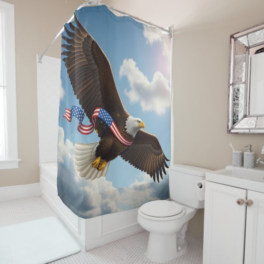 Freedom's Ascent - シャワーカーテン (インサイチュ)
