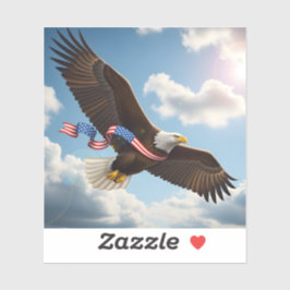 Freedom's Ascent - Square Vinyl シール