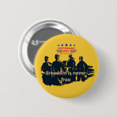 Freedom's Defenders light orange 缶バッジ (正面&裏面)