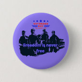 Freedom's Defenders light purple 缶バッジ (正面)