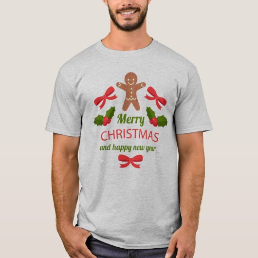 Freefit Gingerbread Christmas Tee USA Tシャツ (正面)