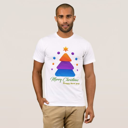 Freefit Merry Christmas Tree Bella+Canvas Tee 🎄 | Tシャツ (正面フル)