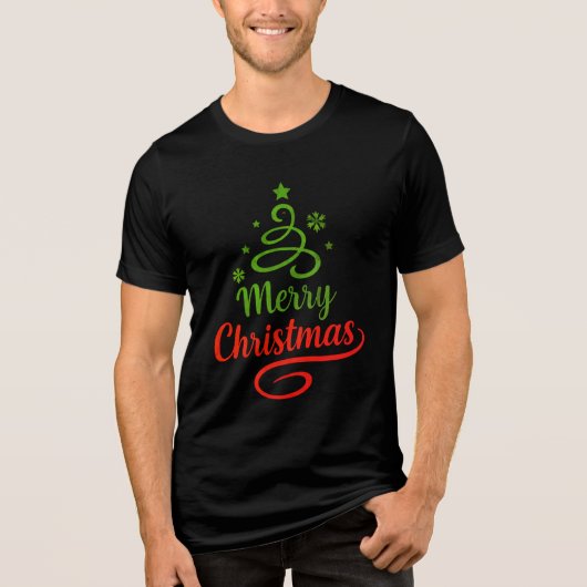Freefit Merry Christmas Tri-Blend Tee 🎄 | Premium トライブレンドTシャツ (正面)