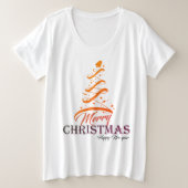 Freefit Women’s Plus-Size Basic T-Shirt 👚 | Soft プラスサイズTシャツ (デザイン正面)