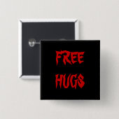 FREEHUGS 缶バッジ (正面&裏面)