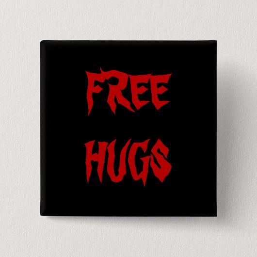 FREEHUGS 缶バッジ (正面)