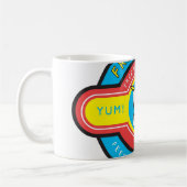 Freekibbleのロゴのマグ コーヒーマグカップ (左)