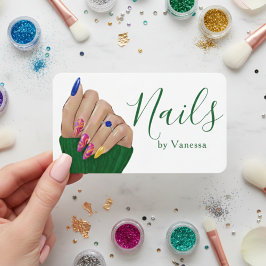Freelance Nail Technician Manicurist Branding 名刺