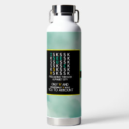 Freeloader C Water Bottle – Alfabet Sity Edition ウォーターボトル