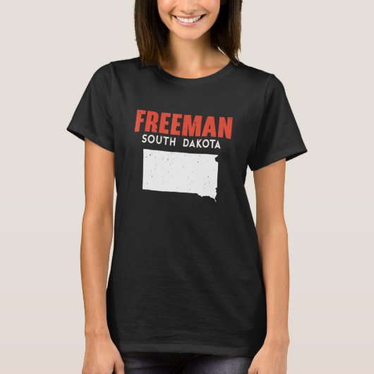 Freeman South Dakota USA State America Travel Sout Tシャツ (正面)