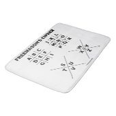 Freemasonの暗号暗号暗号解読コード バスマット (アングル)