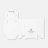 Freemason Masonic Black Minimalist Elegant Modern フェイバーボックス (折り畳みなし)