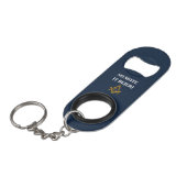 Freemason Masonic Gifts Blue Square and Compass  キーホルダー栓抜き (正面アングル)