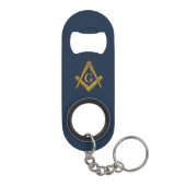 Freemason Masonic Gifts Blue Square and Compass  キーホルダー栓抜き (裏面)