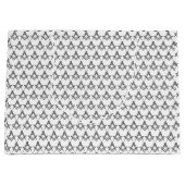 Freemason Masonic Square and Compass Freemasonry ラージペーパーバッグ (正面)